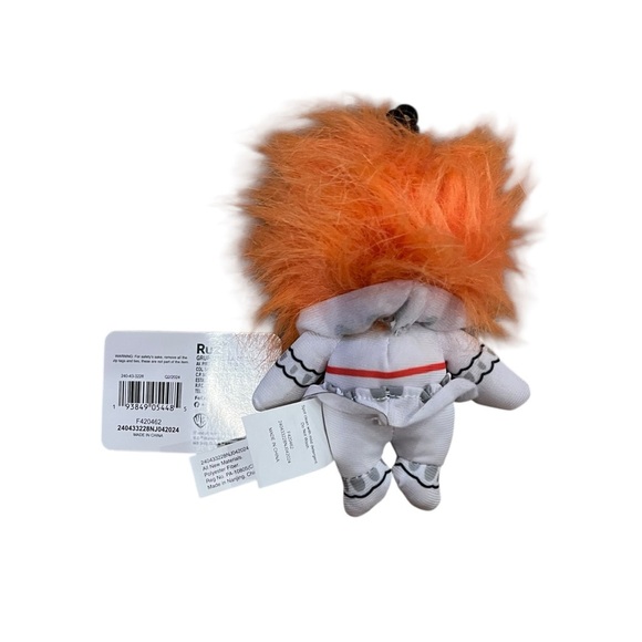 IT Pennywise 6” Plush Clip Keychain Horror Movie Collectible Keychain nwt - Picture 2 of 2